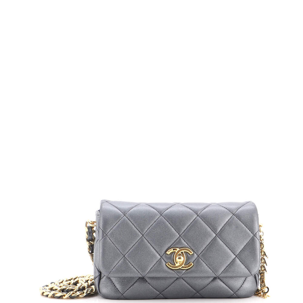 Chanel Small Logo Letters CC Chain Flap Bag